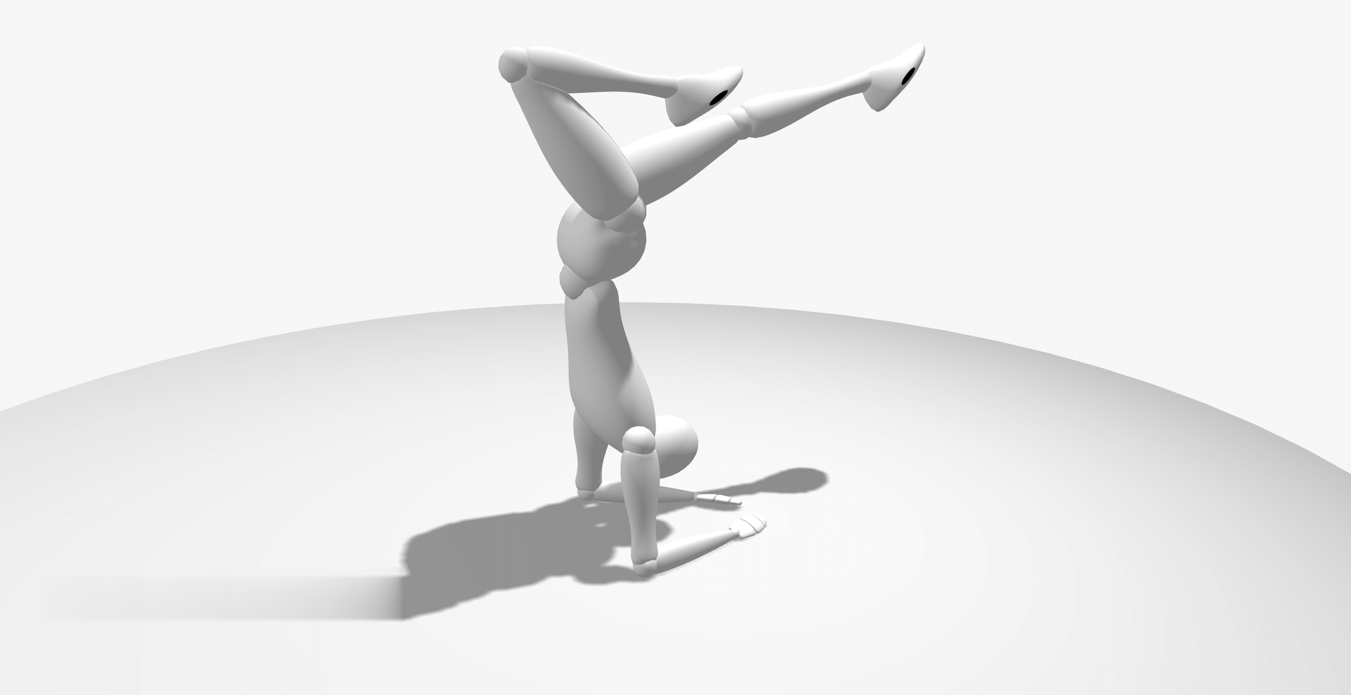 Elbow stand action pose reference image